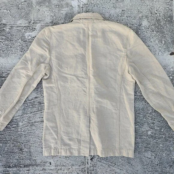 Liz Sport Petite Women Blazer Coat Jacket Linen Blend Size M Petite - Picture 5 of 12